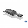Silent stainless steel rear 2x76mm type 16 for MAZDA XEDOS 9