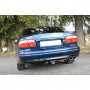 Silent stainless steel rear 2x76mm type 16 for MAZDA XEDOS 9