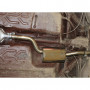 Silencieux avant inox pour MERCEDES 190 TYPE W201
