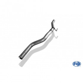 Stainless front silencer removal tube for MERCEDES 190 TYPE W201
