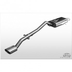 Silencieux arrière inox 1x115x85mm type 33 pour MERCEDES CLASSE A TYPE W169