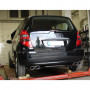 Silent rear duplex stainless steel 2x106x71mm type 32 for MERCEDES CLASSE A TYPE W169