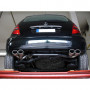 Silent rear duplex stainless steel 2x106x71mm type 32 for MERCEDES CLASSE A TYPE W169