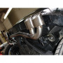 Silent rear duplex stainless steel 2x106x71mm type 32 for MERCEDES CLASSE A TYPE W169