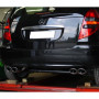Silent rear duplex stainless steel 2x106x71mm type 32 for MERCEDES CLASSE A TYPE W169
