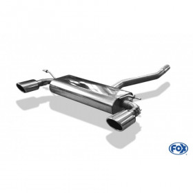 Silent rear duplex stainless steel 1x115x85mm type 32 for MERCEDES CLASSE A TYPE W176 PACK AMG