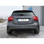 Silencieux arrière duplex inox 1x115x85mm type 32 pour MERCEDES CLASSE A TYPE W176 PACK AMG