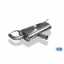 Silent rear duplex stainless steel (shock-mounted tips) for MERCEDES A45 AMG TYPE W176/245