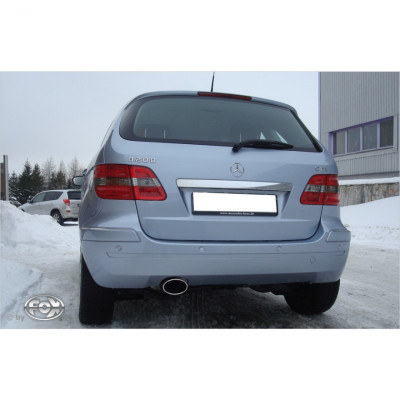 Silent stainless steel rear 1x140x90mm type 32 for MERCEDES CLASSE B TYPE 245