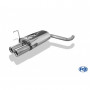 Silencieux arrière inox 2x80mm type 13 pour MERCEDES CLASSE C TYPE W202/S202