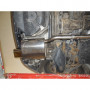 1x160x80mm 53 stainless steel rear silencer for MERCEDES CLASSE C SPORTCOUPE TYPE CL203