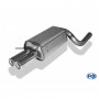 Silencieux arrière inox 2x80mm type 13 pour MERCEDES CLASSE C TYPE W203/S203