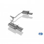 Silencieux arrière duplex inox 2x70mm type 16 pour MERCEDES CLASSE C TYPE W204/S204 POUR PACK AMG