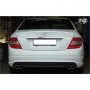 Silent rear duplex stainless steel 2x70mm type 16 for MERCEDES CLASSE C TYPE W204/S204 FOR PACK AMG