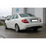 Silent rear duplex stainless steel 2x115x85mm type 32 for MERCEDES CLASSE C TYPE W204/S204 FOR PACK AMG