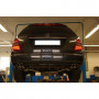 Silencieux arrière duplex inox 2x70mm type 16 pour MERCEDES CLASSE C TYPE W204/S204 SANS PACK AMG