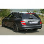 Silent rear duplex stainless steel 1x115x85mm type 38 for MERCEDES CLASSE C TYPE W204/S204 WITHOUT PACK AMG