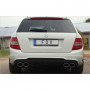 Silent rear duplex stainless steel 2x115x85mm type 32 for MERCEDES CLASSE C TYPE W204/S204 FOR PACK AMG - DIFFUSEUR C63