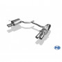 Silencieux arrière duplex inox 2x70mm type 16 pour MERCEDES CLASSE C COUPE TYPE C204