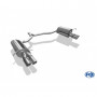 Silencieux arrière duplex inox 2x70mm type 16 pour MERCEDES CLASSE C COUPE TYPE C204