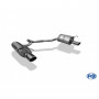 Silencieux arrière duplex inox 1x115x85mm type 32 pour MERCEDES CLASSE C COUPE TYPE C204