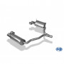 Silencieux arrière duplex inox 1x115x85mm type 32 pour MERCEDES CLASSE C COUPE TYPE C204