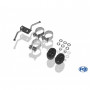 Silencieux arrière duplex inox 1x115x85mm type 32 pour MERCEDES CLASSE C COUPE TYPE C204