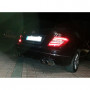 Silent rear duplex stainless steel 2x115x85mm type 32 for MERCEDES CLASSE C CUP TYPE C204