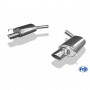 Silencieux arrière duplex inox 1x115x85mm type 32 pour MERCEDES CLASSE C COUPE TYPE C204