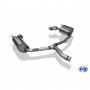 Silencieux arrière duplex inox 2x115x85mm type 32 pour MERCEDES CLASSE C TYPE W205 BERLINE/BREAK