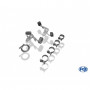 Silencieux arrière duplex inox 2x115x85mm type 32 pour MERCEDES CLASSE C TYPE W205 BERLINE/BREAK