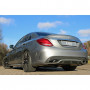 Silencieux arrière duplex inox pour sortie d'origine pour MERCEDES CLASSE C C63 S AMG TYPE W205
