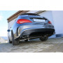 Silencieux arrière duplex inox pour sortie d'origine AMG 45 pour MERCEDES CLA TYPE C117/X117