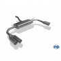 Silent rear duplex stainless steel duplex type 12 for MERCEDES CLA TYPE C117/X117