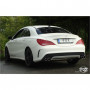 Silent rear duplex stainless steel duplex type 12 for MERCEDES CLA TYPE C117/X117