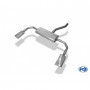 Silencieux arrière duplex inox 1x145x65mm type 59 pour MERCEDES CLA TYPE C117/X117