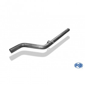 Stainless front silencer removal tube (horizontal catalyst) for MERCEDES CLA TYPE C117/X117