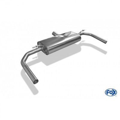 Silent rear duplex stainless steel for original output AMG 45 for MERCEDES CLA 4-MATIC TYPE C117/X117