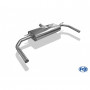 Silencieux arrière duplex inox pour sortie d'origine AMG 45 pour MERCEDES CLA 4-MATIC TYPE C117/X117