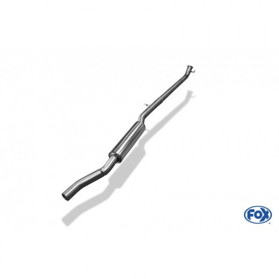 Silent stainless steel front for MERCEDES CLA 250 4-MATIC TYPE C117/X117