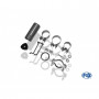 Silencieux arrière duplex inox 2x88x74mm type 32 pour MERCEDES CLK TYPE W208