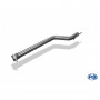 Stainless front silencer removal tube for MERCEDES CLK TYPE W208