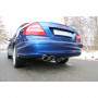 Silent stainless steel rear 2x115x85mm type 32 for MERCEDES CLK TYPE W209
