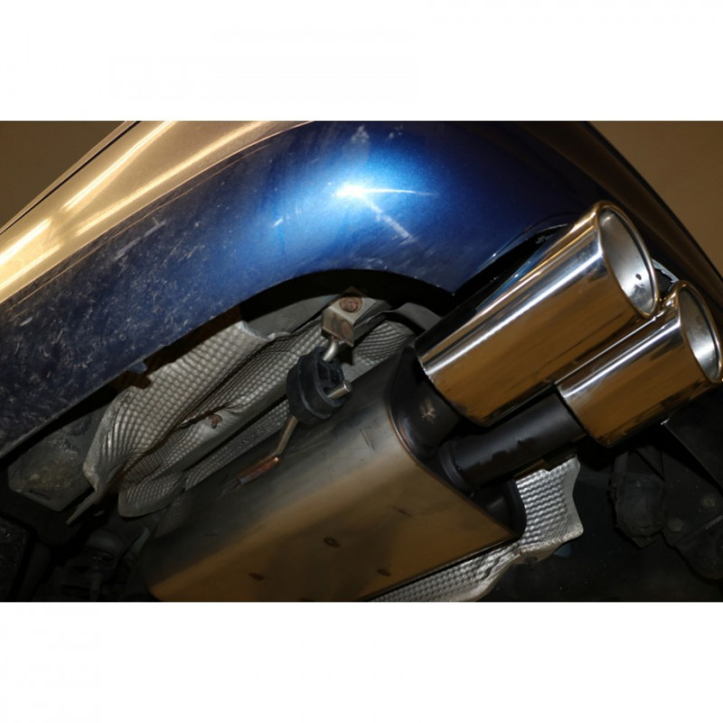 Silencieux Arrière Pour Mercedes CLK 200 C209 - Acier Aluminié - Homologation E - 30 Mois Garantie