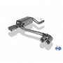Silent rear duplex stainless steel 2x80mm type 17 for MERCEDES CLK TYPE W209
