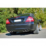 Silencieux arrière duplex inox 2x115x85mm type 32 pour MERCEDES CLK TYPE W209