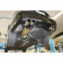 Silencieux arrière duplex inox 2x115x85mm type 32 pour MERCEDES CLK TYPE W209