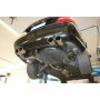 Silent rear duplex stainless steel 2x115x85mm type 32 for MERCEDES CLK TYPE W209