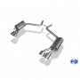 Silent rear duplex stainless steel 2x115x85mm type 32 for MERCEDES CLS TYPE C219