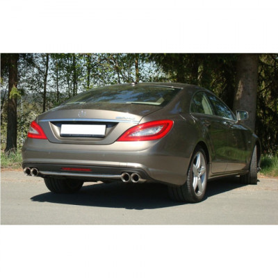 Silencieux arrière duplex inox 2x90mm type 25 pour MERCEDES CLS TYPE C218